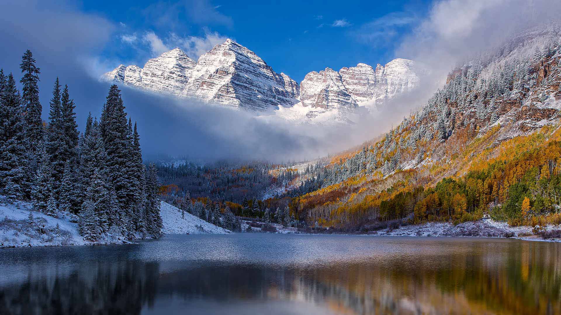 阿斯本附近的褐铃山，科罗拉多州 (© Christopher E. Herbert/Getty Images)